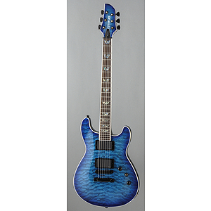 Fernandes Dragonfly Deluxe Electric Guitar - See Thru Blue
