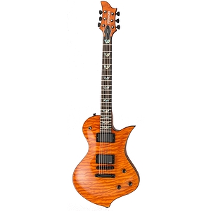Fernandes Ravelle Deluxe Electric Guitar - See Thru Amber