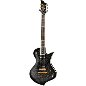 Fernandes Ravelle Elite Electric Guitar - See Thru Black