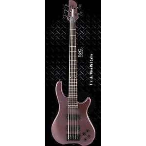 Fernandes Tremor 5 Deluxe 5-String Bass Guitar - Wine Red Satin