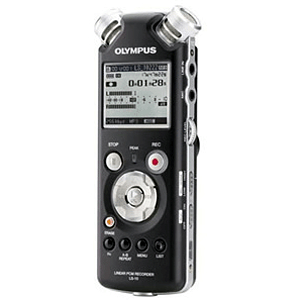 Olympus LS-10 Linear PCM Recorder - 24 bit/96 kHz Linear PCM Recording - WAV, MP3 and WMA - WITH FREE 2GB SD CARD!