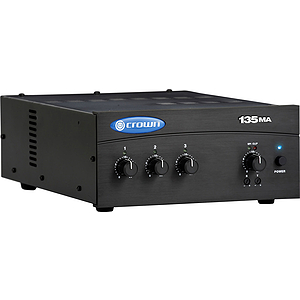Crown 135MA - 3 Input, 35W Mono Mixer-Amplifier with Telephone Output