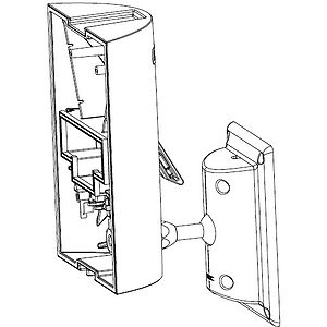 QSC AD-ID8 IntelliDock AD-S82 & AD-S82H Loudspeaker Mount-White