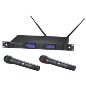 Audio-Technica 5000 Series AEW-5244C Dual Handheld Dynamic Mic Wireless System - C-band frequencies