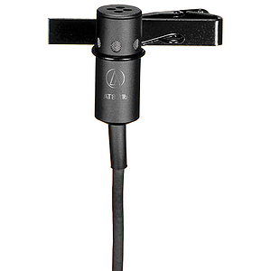Audio-Technica AT831B Miniature Cardioid Condenser Lavalier Microphone - Phantom or Battery Power