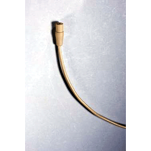 Audio-Technica AT899C-TH Subminiature Condenser Lavalier Microphone - No Power Module, Unterminated Cable - Beige