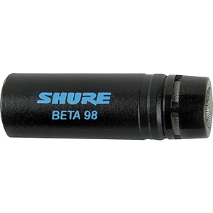 Shure Beta 98/S Supercardioid Condenser Instrument Microphone