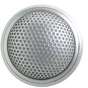 Shure MX395AL/BI Microflex Low Profile Bidriectional Boundary Microphone - Aluminum