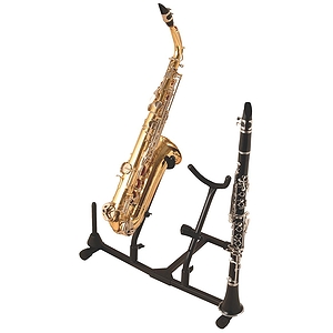 On-Stage Stands SXS7201B Double Sax/Flute Stand