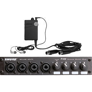Shure PSM 400 Wired Personal Monitor System with Onstage Mix Control, P4MHWE3
