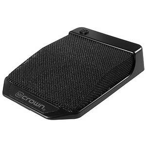 Crown PCC-170SWSPP Surface-Mounted Boundary Microphone w/1/4" Stereo Phone Plug & Programmable On/off switch