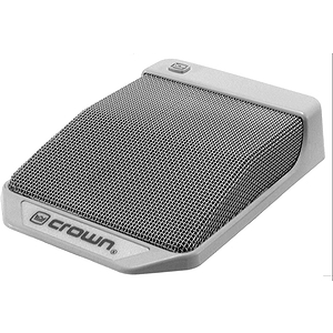 Crown PCC-170W Surface-Mounted Boundary Microphone - White