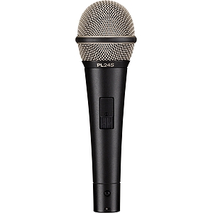 Electro-Voice PL24s Supercardioid Dynamic Vocal Microphone - with On/Off Switch