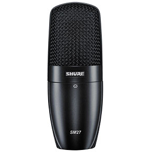 Shure SM27 Multi-Purpose Cardioid Condenser Microphone