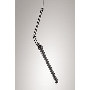 Audio-Technica UniLine U853PMU Cardioid Condenser Hanging Microphone - Black -  For Permanent Installation