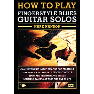 How To Play Fingerstyle Blues Guitar Solos (DVD)
