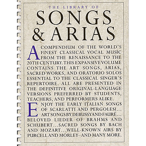 Library Of Songs & Arias
