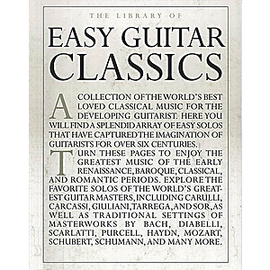 Library Of Easy Guitar Classics