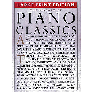 Library Of Piano Classics: Large Print Edition