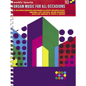 Organ Music For All Occasions: (WFS 18)