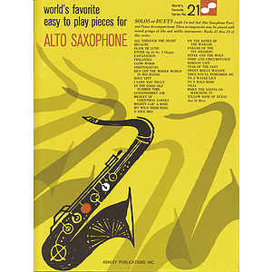 Easy To Play Pieces For Alto Saxophone: (WFS 21)