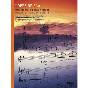 Lopez De Saa Music For Vce/Piano