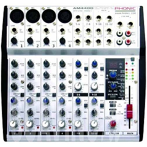 Phonic AM 440D 8-Channel Compact Mixer with Digital FX