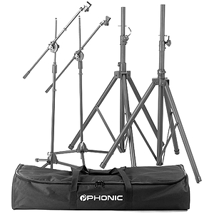 Phonic SK2 Speaker Stand Set (2/2 with Carry Bag)