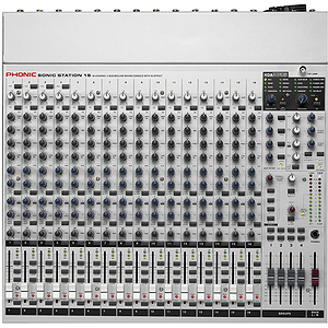 Phonic Sonic Station 16 Mixing Console - 24 input, 4 BUS mixing console with DFX