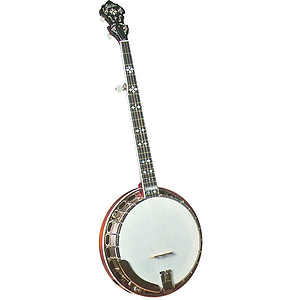 Gold Star GF-100HF Banjo - Hearts & Flowers Inlays