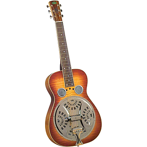 Regal RD-64 Professional Dobro - Flamed Maple with Bourbon Burst Finish