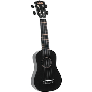 Mahalo U-30BK Soprano Ukulele - Black w/Gig Bag