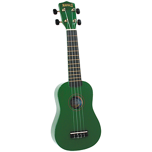 Mahalo U-30GN Soprano Ukulele - Green w/Gig Bag
