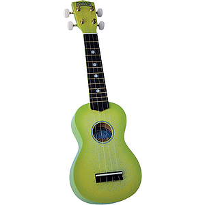Mahalo U-35GN Sparkling Soprano Ukulele Outfit - Green