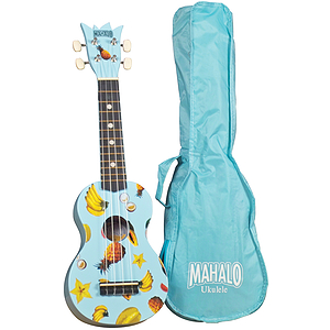 Mahalo UK-30LB Soprano Ukulele Outfit - Light Blue