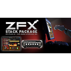 Zoom ZFX Stack Package (ZFX Plug-In, S2t USB Audio Interface, and Cubase LE)