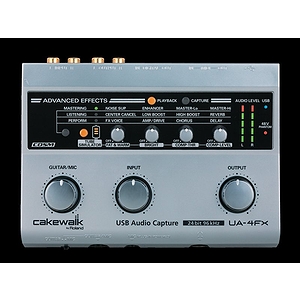 Cakewalk UA4FX USB Audio & MIDI Interface with Recording Software