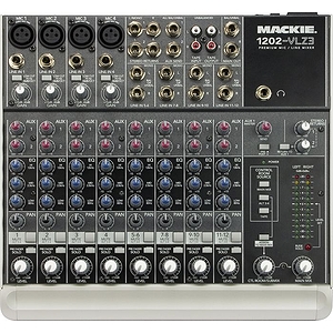 Mackie 1202-VLZ3 Professional 12x2 Compact Mic/Line Mixer