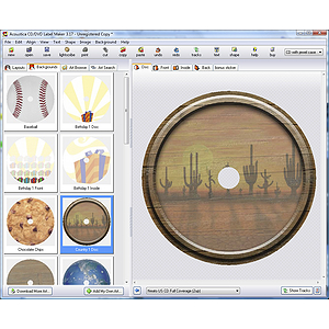 Acoustica CD/DVD Label Maker 3.17 for Windows