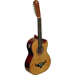 Oscar Schmidt OH42SE Acoustic-Electric Bajo Quinto with Gig Bag
