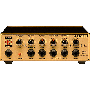 Eden WTX500 World Tour Classic Series Compact Bass Guitar Amplifier Head - 500W @ 4 ohms