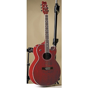 Washburn EA17 Festival Series Acoustic-Electric Guitar with gig bag - Transparent Red