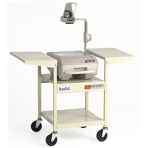 Buhl Overhead Steel Cart, Adjustable 21" to 29"