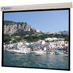 Buhl Electric Wall Screen, 70"x 70" with in-line toggle control switch