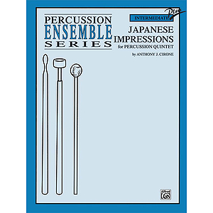 Japanese Impressions Percussion Ensemble Series For Percussion Quintet