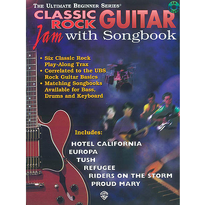 Classic Rock Guitar Jam With Songbook Ultimate Beginner Series CD Included