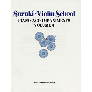 Suzuki Violin School Piano Acc. Volume 4