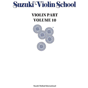 Suzuki Violin School Violin Part Volume 10