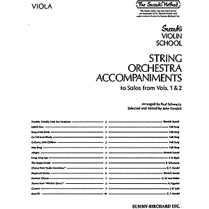 String Orchestra Accompaniments To Solos From Volumes 1 & 2