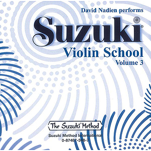 Suzuki Violin School CD Volume 3 (Preformed By David Nadien(includes Separate Accompaniment Tracks)